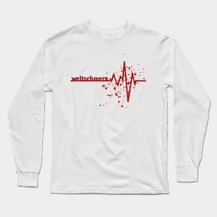 Weltschmerz bloody design Long Sleeve T-Shirt